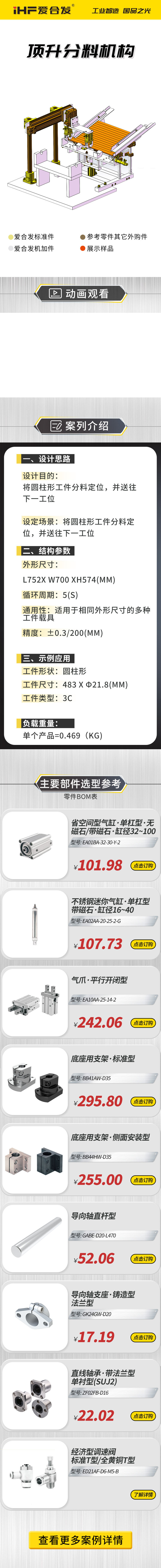 愛合發案例剖析：頂升分料機構！